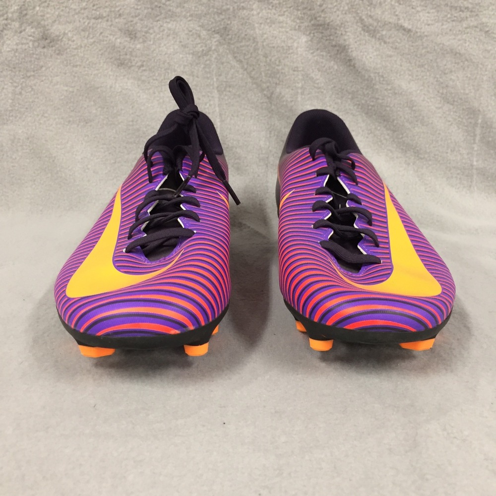 Nike Mercurial Victory VI FG Purple Orange Soccer Cleats 831959-585 Mens 11.5 - Picture 5 of 9